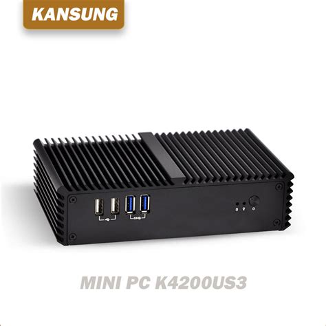 K Us Fanless Mini Pc With Intel Core I Cpu Ethernets Dual