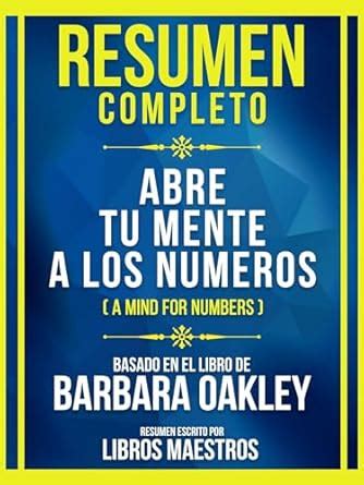 Amazon Resumen Completo Abre Tu Mente A Los Numeros A Mind For