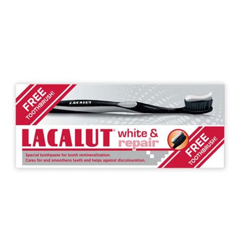 Lacalut White Repair Pasta Ml Crna Etkica Gratis Lilly Drogerie Online