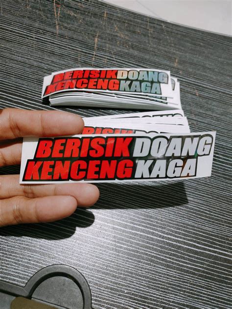 Stiker Cutting Berisik Doang Kenceng Kaga Stiker Motor Lazada Indonesia