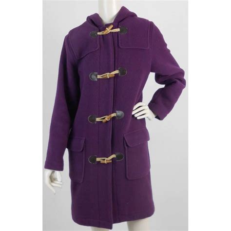 Boden Wool Blend Toggle Coat Purple Size 10 Oxfam Gb Oxfams