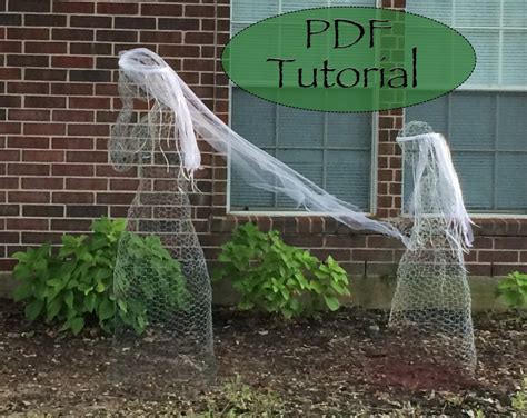 Wire Ghost Tutorial For Spooky Halloween Decorations Etsy