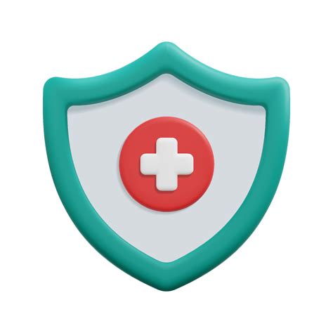 3d proteger con cuidado de la salud símbolo icono vector. aislado en