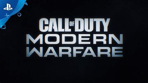 Call Of Duty Modern Warfare Trailer De Lançamento Ps4