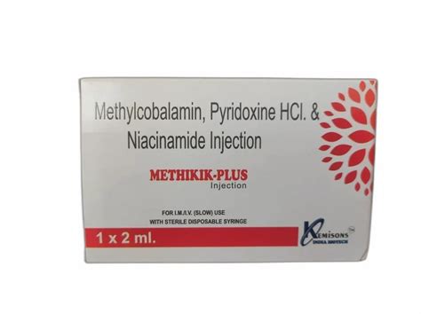 Methylcobalamin Pyridoxine HCL Niacinamide Injection 1 X 2 Ml At Rs