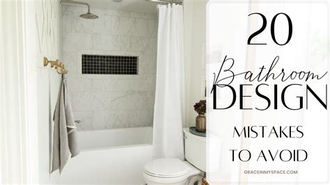 Bathroom Design Mistakes To Avoid Bathroom Remodel Before And