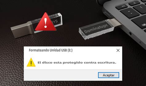 Cómo formatear un pendrive USB protegido contra escritura Windows 10