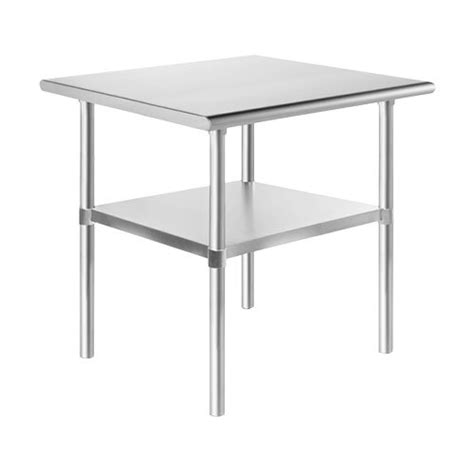 Aarvik Industries Polished Stainless Steel Square Table For Restaurant