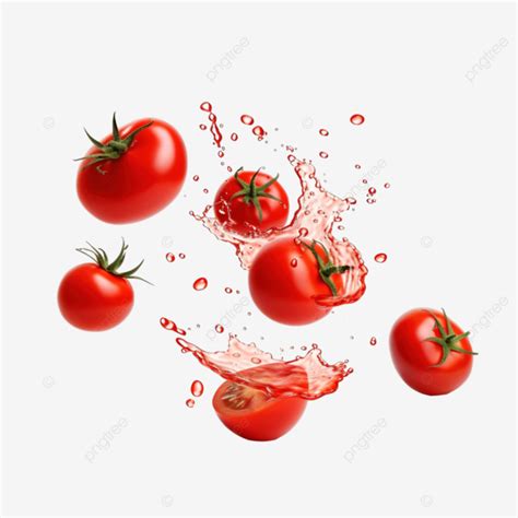 Falling Tomatoes Cutout Png File Falling Drop Tomato Png Transparent