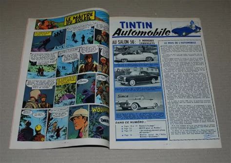 Le Journal De Tintin N Suppl Ment Rare Tbe Eur