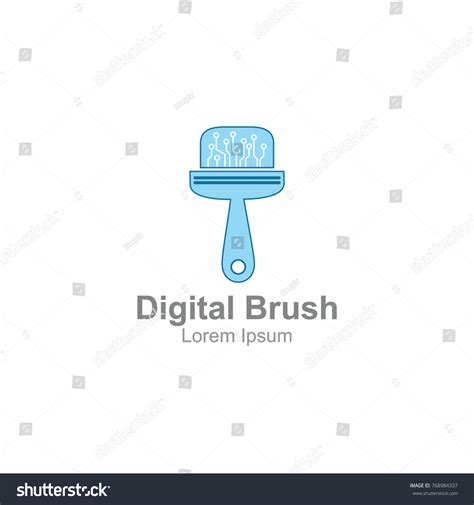 Brush Logo Vector Stock Vector (Royalty Free) 768984337 | Shutterstock