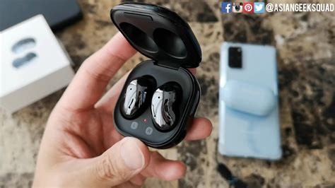 Samsung Galaxy Buds Live [MYSTIC BLACK] - Unboxing and Setup - YouTube