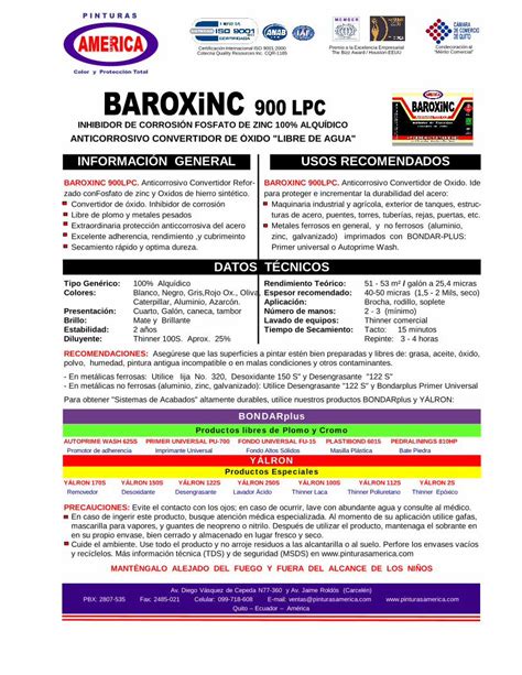 PDF INHIBIDOR DE CORROSIÓN FOSFATO DE ZINC Anticorrosivo