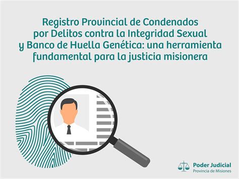 La ciencia al servicio de la Justicia cómo funciona el registro