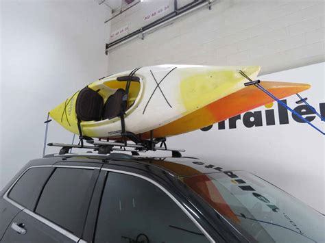 Thule Compass Kayak And Sup Carrier W Tie Downs J Style Post Style Or Saddle 2 Kayaks Or