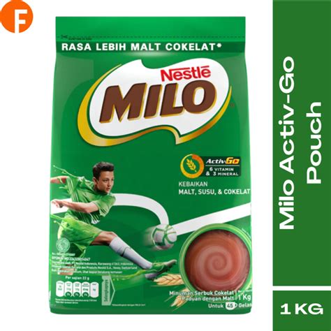 Milo Activ GO Pouch 1 KG Lazada Indonesia