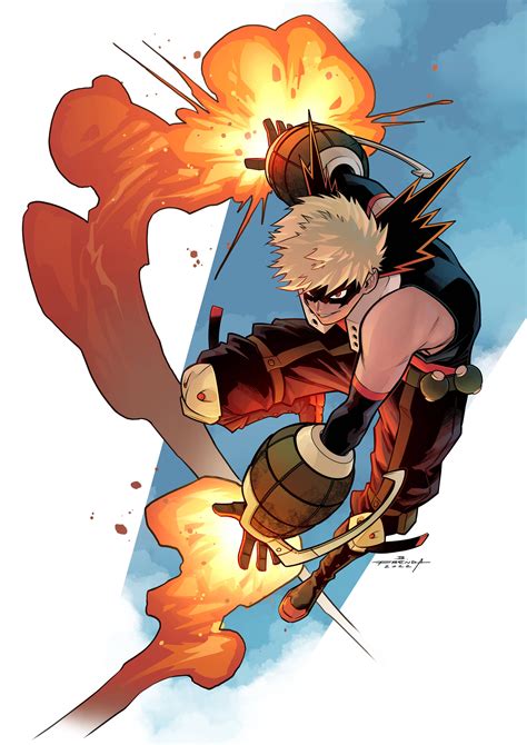 Bakugou Katsuki - Boku no Hero Academia - Image by Bruno Frenda #3596479 - Zerochan Anime Image ...