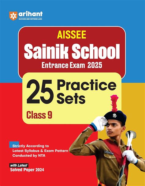 Buy Arihant Aissee Sainik School Entrance Eam 2025 25 Practice Sets