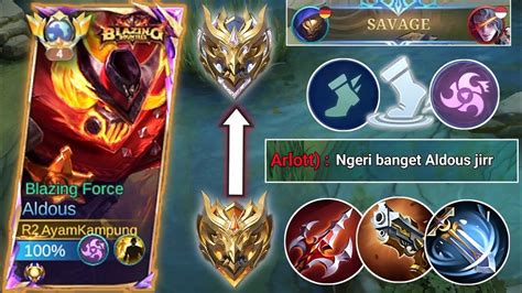 Gameplay Cara Bermain Hero Aldous Savage Best Build And Emblem