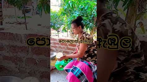 පොලොස් ඇඹුල 😋😋👍 Sugiwithcook ️ ️ ️ ️ ️ Youtube