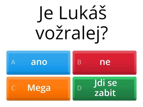 Vylizej Mi Matku Quiz