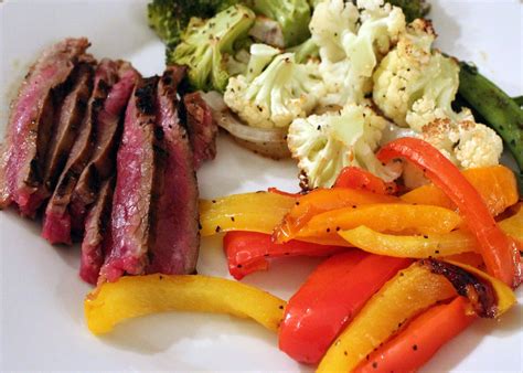 Lime Marinated Flank Steak With Roasted Vegetables The Salted Pepper