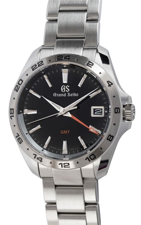 Grand Seiko Caliber 9f86 Quartz Gmt Sbgn003 Sold Out Black Dial