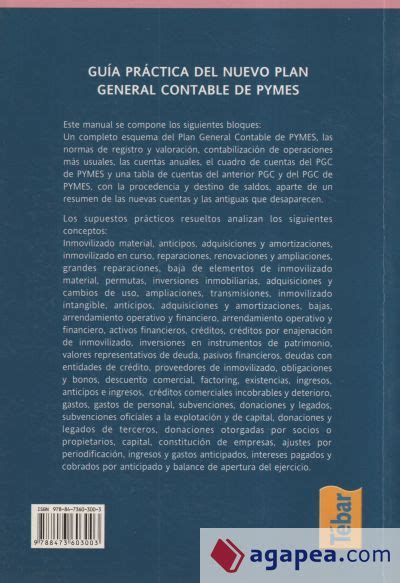 Guia Practica Del Nuevo Plan General Contable De Pymes Ana Martinez