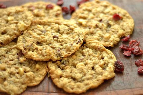 Gluten Free Oatmeal Cranberry And White Chocolate Chip Cookies