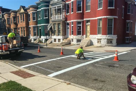 Four New Crosswalks Installed Tap Druid Hill