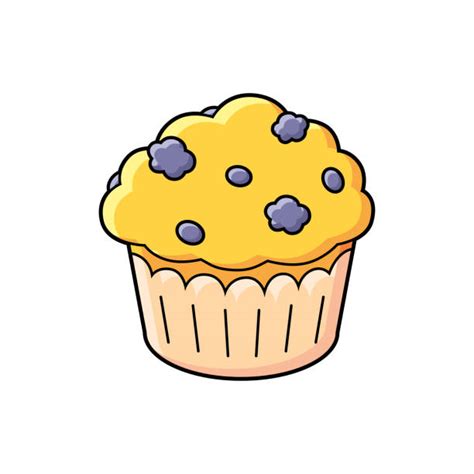 Mini Blueberry Muffins Illustrations Royalty Free Vector Graphics