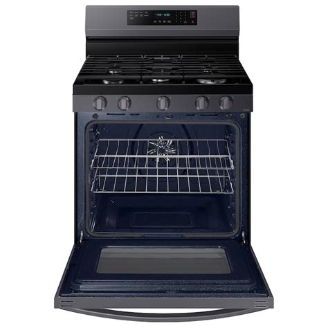 Samsung 30 In 5 Burners 6 Cu Ft Self Cleaning Air Fry Convection Oven Freestanding Smart Natural