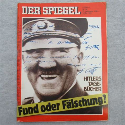 DER SPIEGEL 1983 Nr 16 Hitlers Tagebücher Fund oder Fälschung