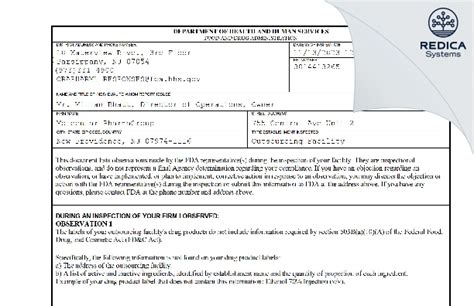 Molecular Pharmagroup Form 483 2023 12 11 Redica Systems Store