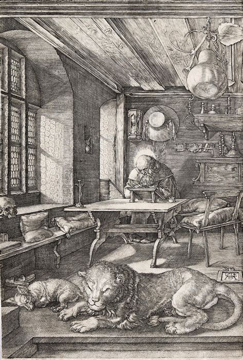 At Auction Albrecht 1471 Dürer ALBRECHT DÜRER St Jerome in his Study