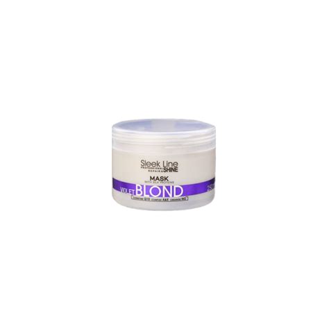 Stapiz Sleek Line Violet Blond Maska Do Włosów Nadająca Chłodne Odcienie 250ml