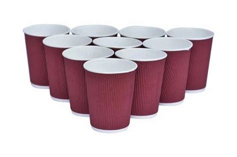 Ripple Paper Disposable Coffee Cups For Event Wedding Party And Office