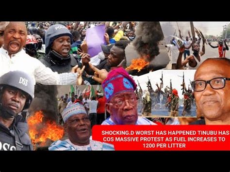 Shocking D Worst Has Happened Tinubu Has Cos Massive Protest As Fuel