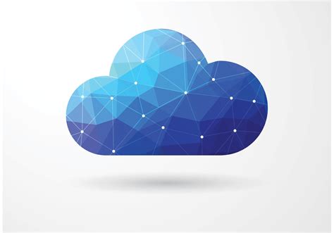 Free Vector Polygonal Cloud Computing Concept - Download Free Vector Art, Stock Graphics & Images