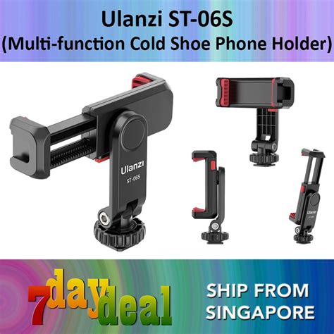 Ulanzi ST 06S Multi Function Cold Shoe Phone Holder 2575 Shopee