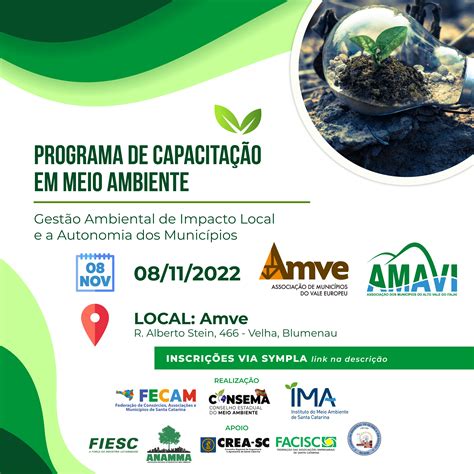 Programa De Capacita O Em Meio Ambiente Amve E Amavi Em Blumenau