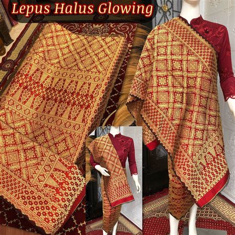 Kain Tenun Palembang Songket Lepus Gebeng Gold Lazada Indonesia