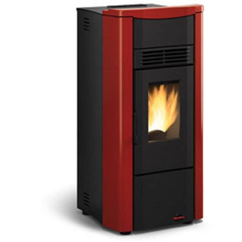 Stufa A Pellet La Nordica Extraflame Mod Giusy Kw Bordeaux Climando It