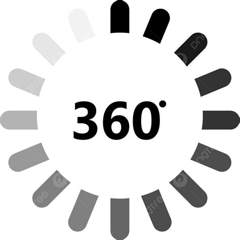 360 Degree Clipart Transparent Png Hd Angle 360 Degrees Icon Round