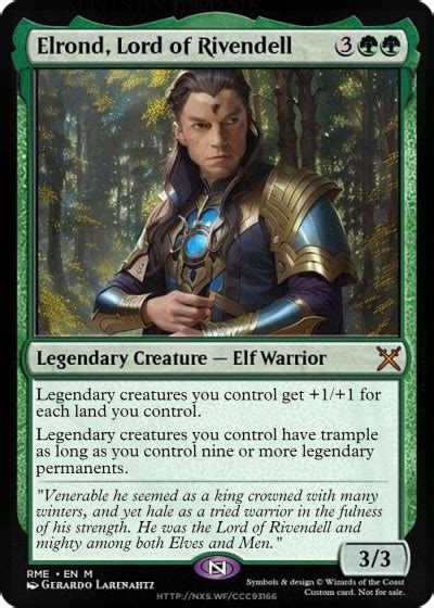 Mtgnexus Elrond Lord Of Rivendell