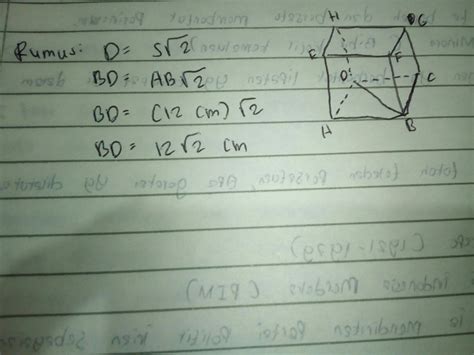 Contoh Soal Jarak Titik Ke Titik Pada Kubus Brainly Gaya Modis