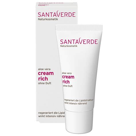 Santaverde Aloe Vera Creme Rich Ohne Duft Naturpur Shop