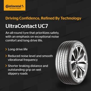 Continental UltraContact UC7 R18 245 50 235 50 225 45 275 45 With