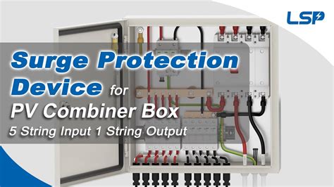 Type 1 2 1000V DC Surge Protection Device SPD Installation For PV Solar