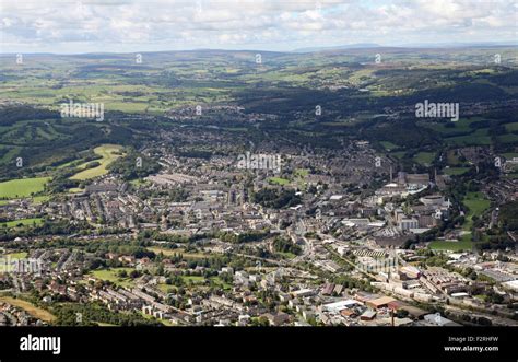 aerial view of Shipley and Saltaire in West Yorkshire, UK Stock Photo - Alamy